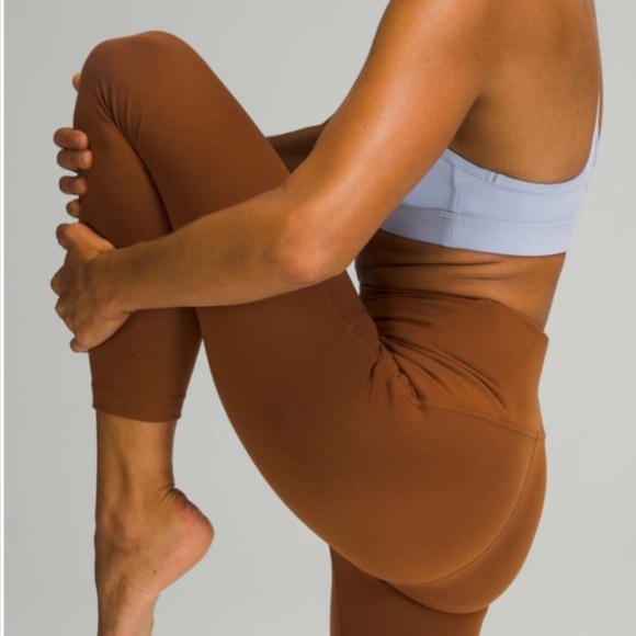 Lululemon Instill High-Rise Tight 23” size 6 copper brown - Picture 1 of 10